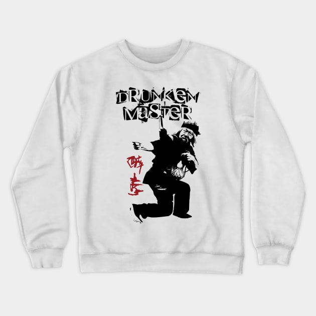 Drunken Master Crewneck Sweatshirt by Blind Ninja